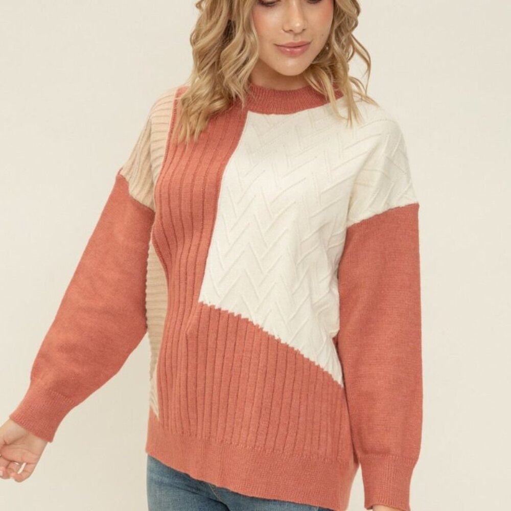 Rustic Look Sweater - Picture 2 of 4